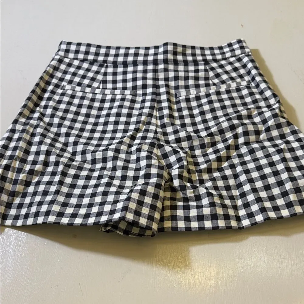 Madewell Gingham Mini Skort Size 00